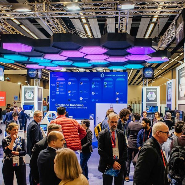 The Graphene Flagship Pavilion at Mobile World Congress 2018