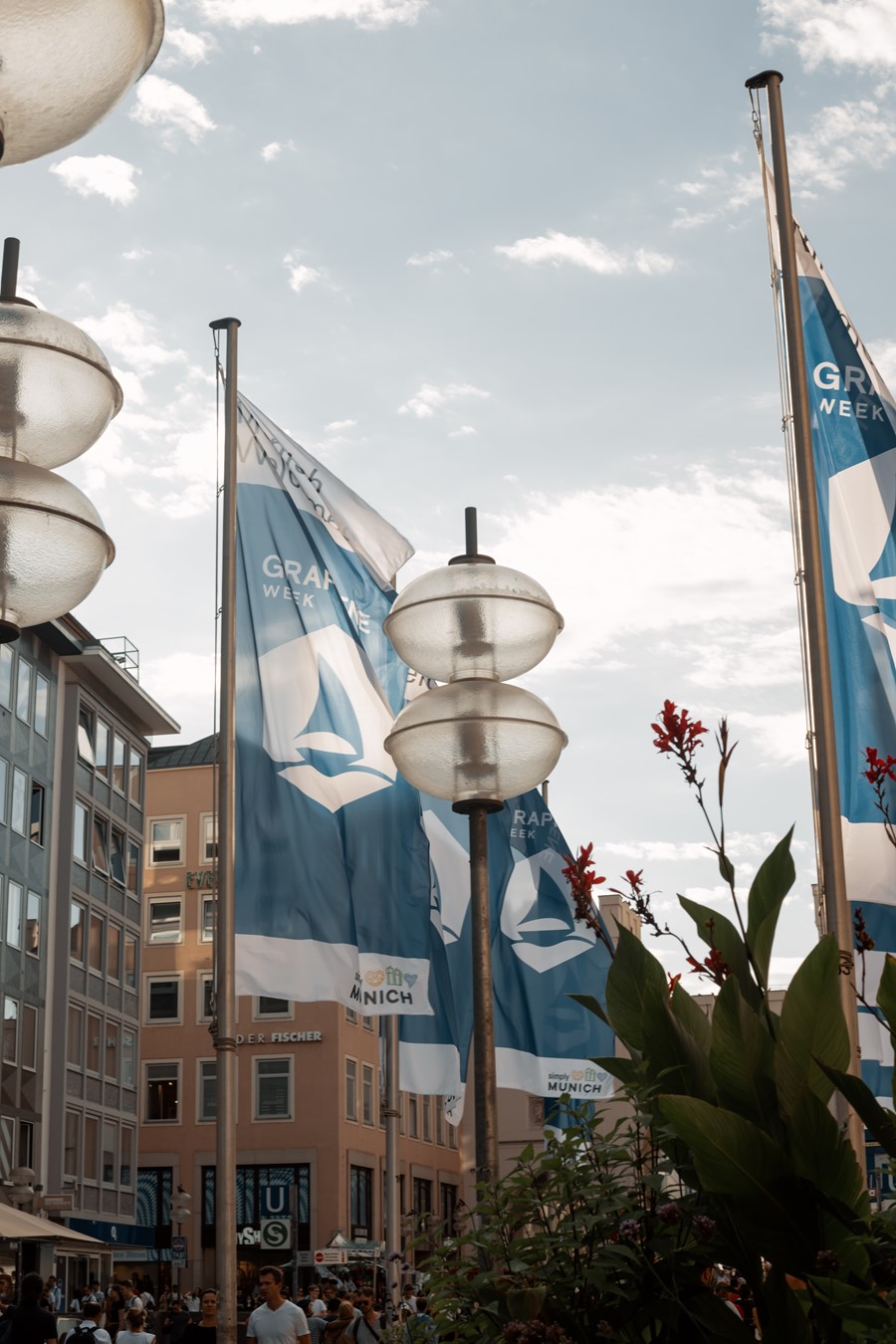 Graphene Flagship flags at Graphene Week