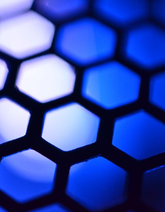 abstract hexagon pattern