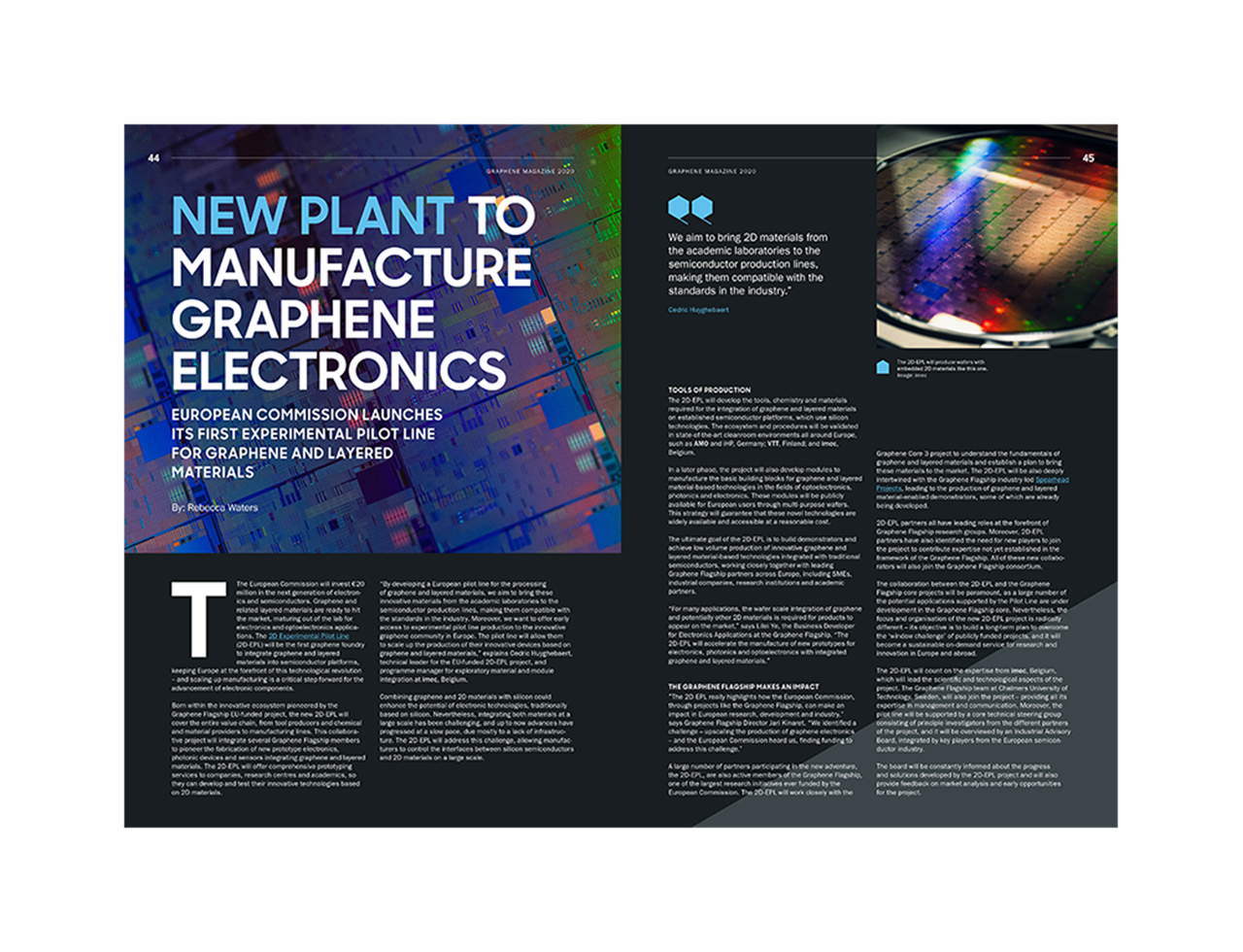 Article: New plant to manufacture graphene electronics