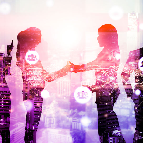 Image of people conference group meeting. Concept of partnership.