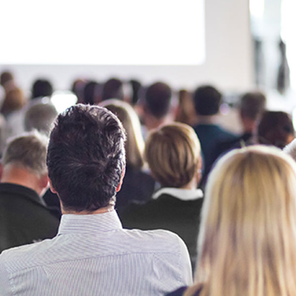 Workshop delegates watching presentation