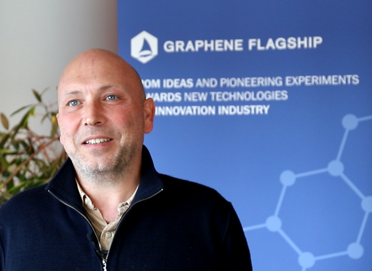 Graphene Flagship Space Champion Carlo Iorio, from the Graphene Flagship Partner Université Libre de Bruxelles