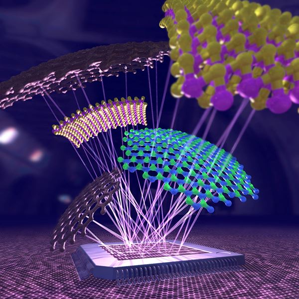 In a review published in Nature, Graphene Flagship researchers at ICFO, Spain and IMEC, Belgium, report on the current state, challenges, and opportunities of graphene and related material integration in silicon technologies. (Credit: ICFO / F. Vialla).