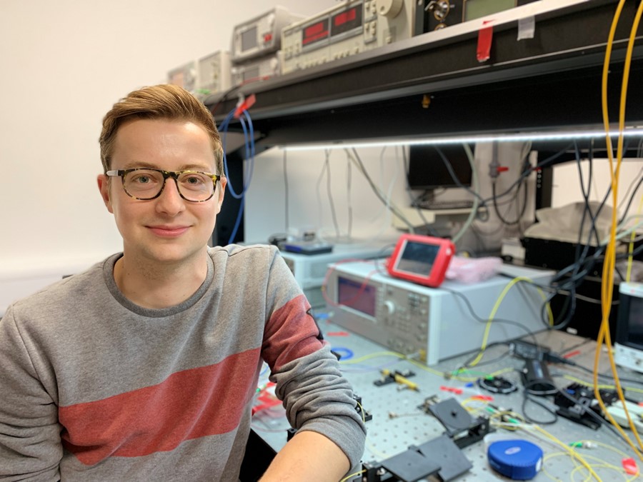 Jakob Ewald Muench works at the heart of the Graphene Flagship, researching new components for integrated photonics for datacom and telecom systems from the Cambridge Graphene Centre. 