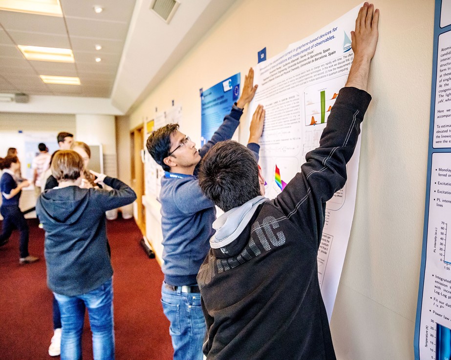 Poster session at the Graphene Study 2017