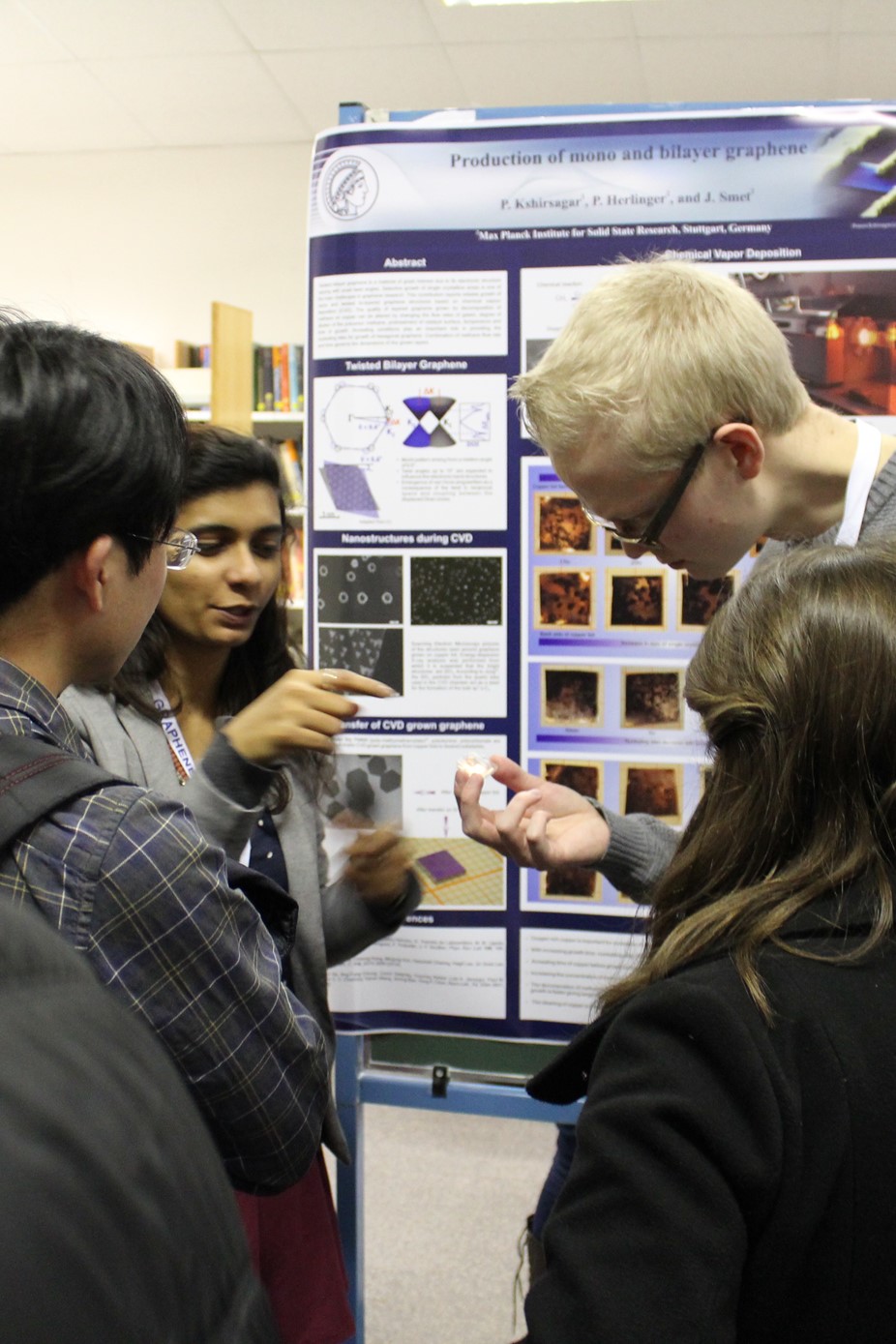 Poster session at the Graphene Study 2016