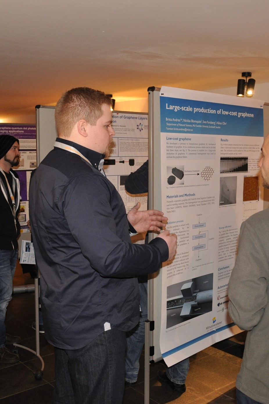 Poster session  at the Graphene Study 2014