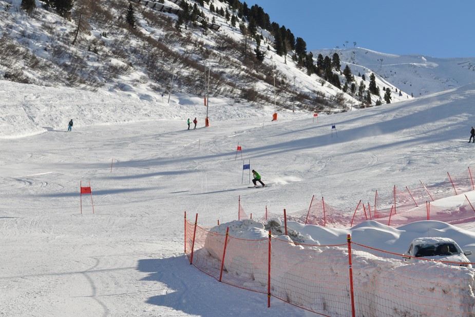 Ski resort at Obergurgl, Austria
