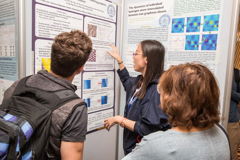 Poster session at the Graphene Week 2017