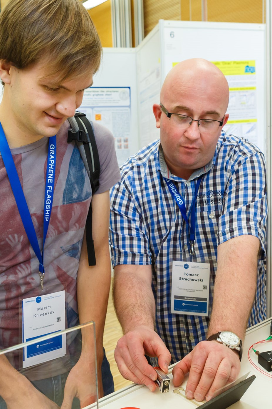 Exhibitors at the Graphene Week 2016