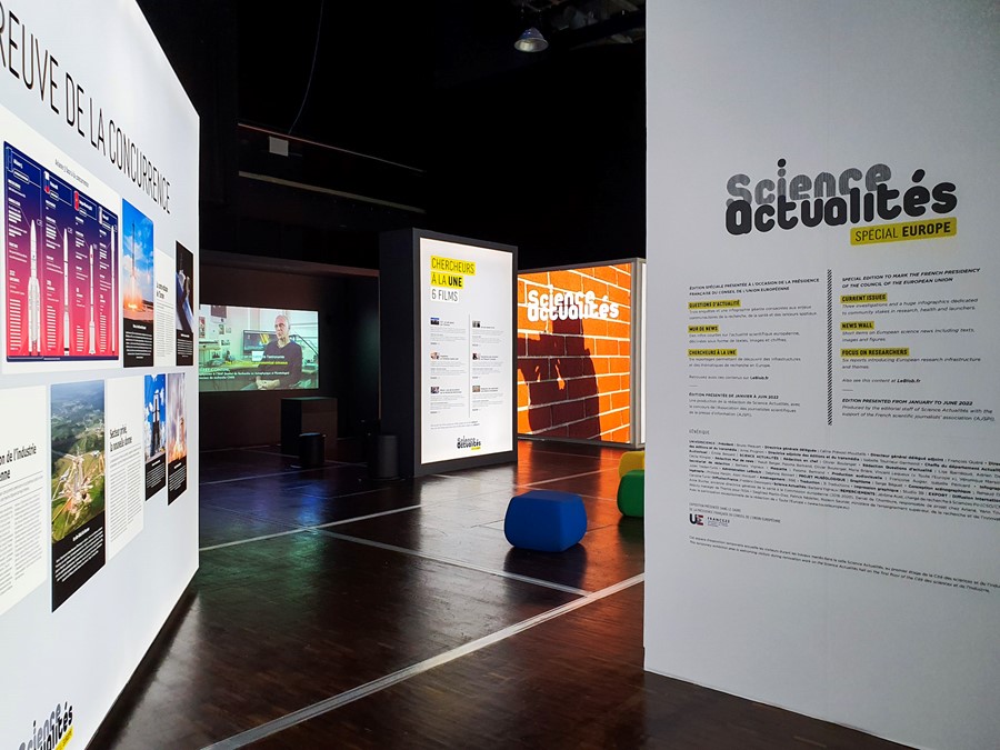 The Science Actualités exhibition – special Europe (Credit: Amanda Breuer Rivera)