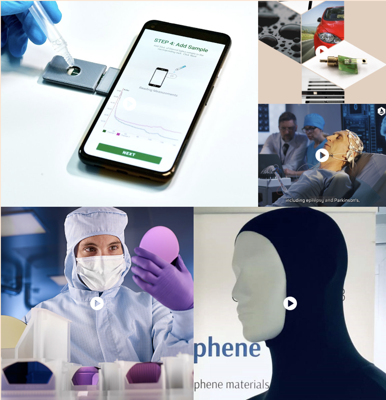 Graphene product videos
