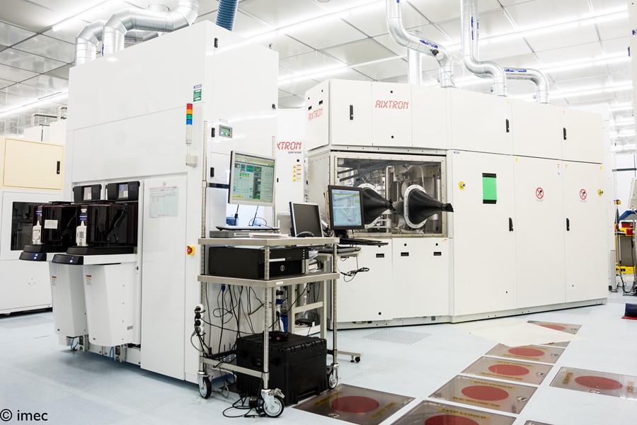 Aixtron MOCVD, imec cleanroom