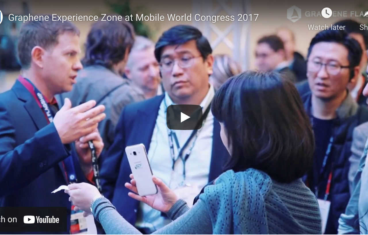 Video: a peak at the Graphene Experience Zone at Mobile World Congress 2017