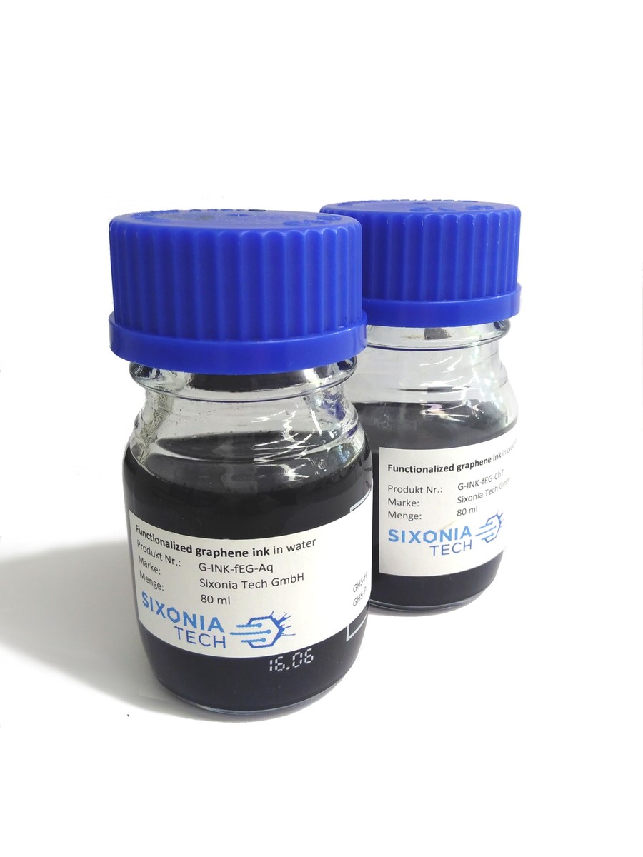 Sixonia’s dispersions and inks (Credit: Sixonia Tech)