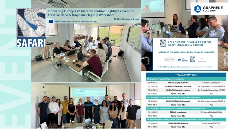 Workshop: SSbD Approaches in 2D materials production