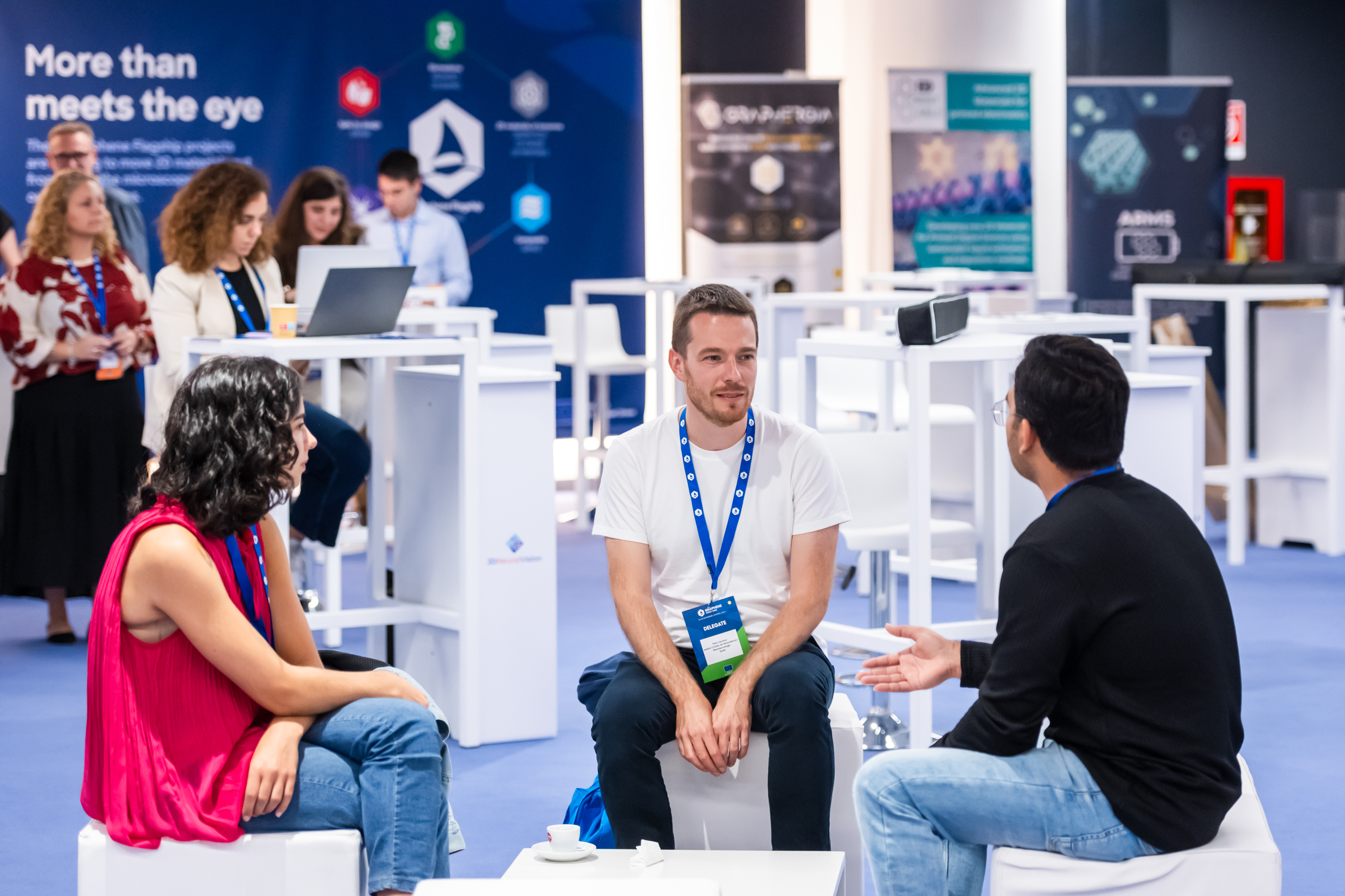 Graphene Week 2025: networking in the exhibition