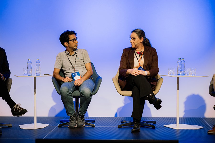 Inge Asselberghs and Ali Shaygan Nia in the Graphene Week 2024 Open Forum