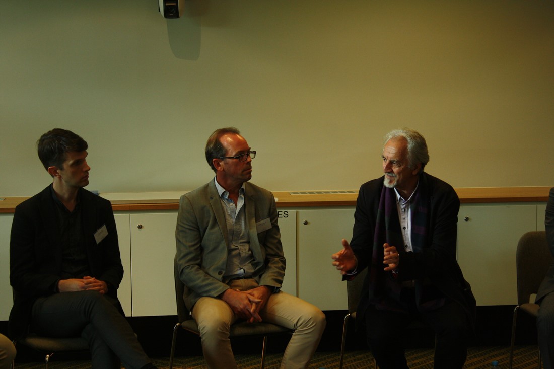 A panel discussion at the Australia-EU workshop