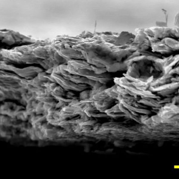 Layered materials for energy generation and heat pumps