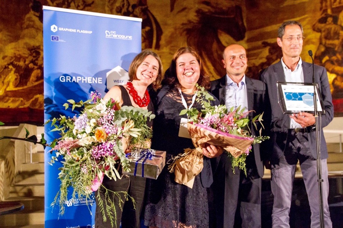 Luciana Löberg during Graphene Week 2022 in Munich.  